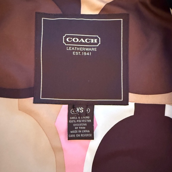 Coach Black Quilted Black Puffer Jacket - Picture 4 of 5